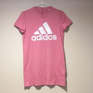 ADIDAS - Pink Logo Tee Dress